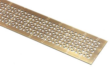 Решетка из латуни для установки в столешницу